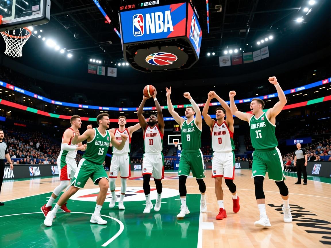 保加利亚队前场火力全开，取得一场胜利