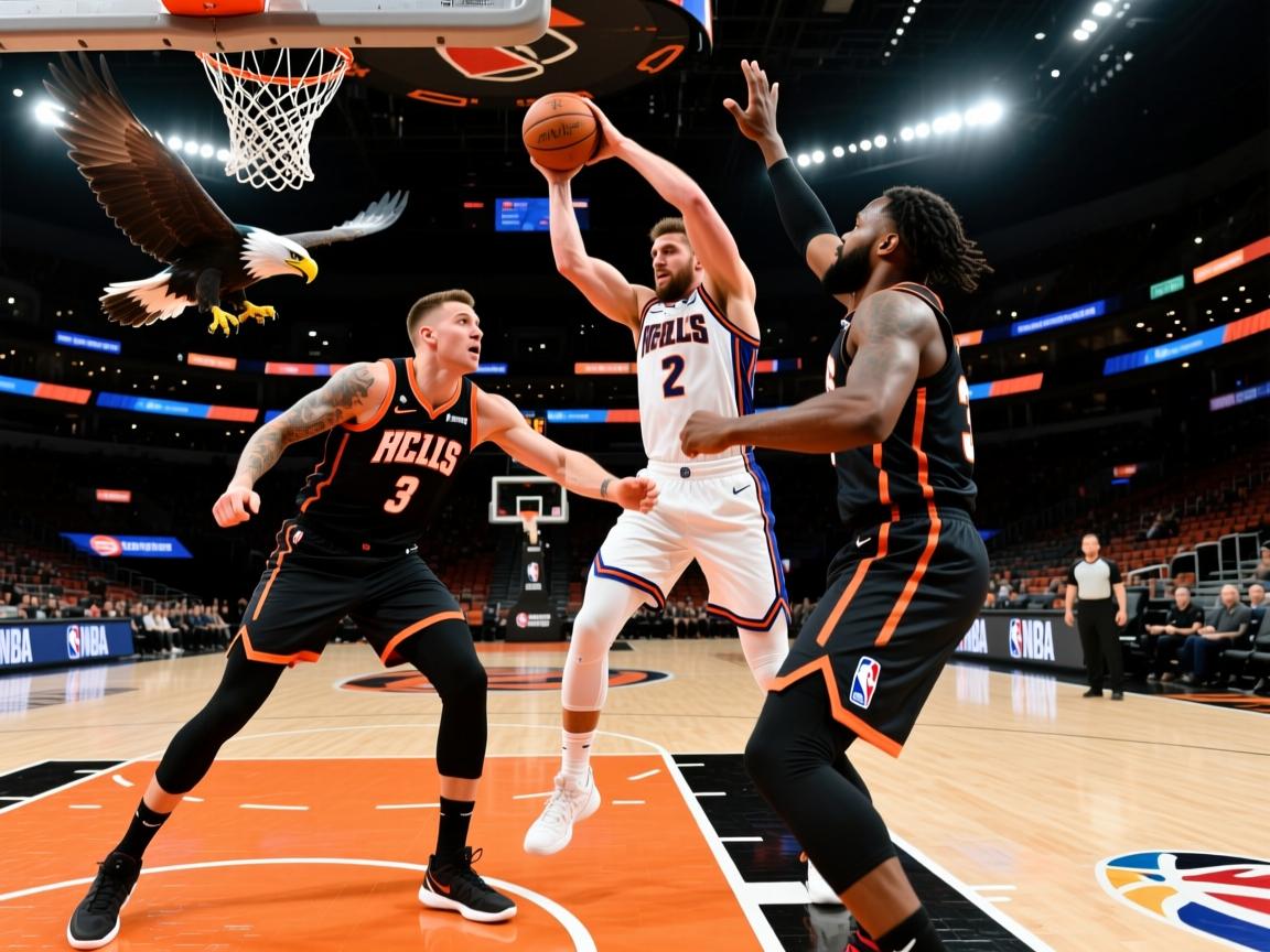 尼克斯击败老鹰，马库斯-莫里斯砍下25分  第2张